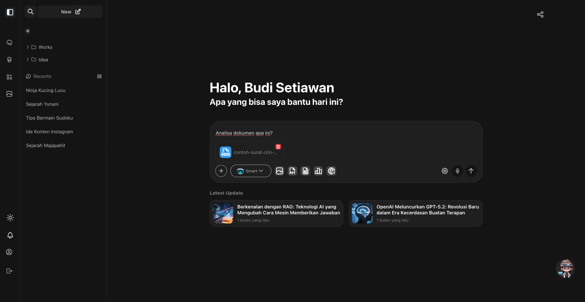 Proses Upload Dokumen