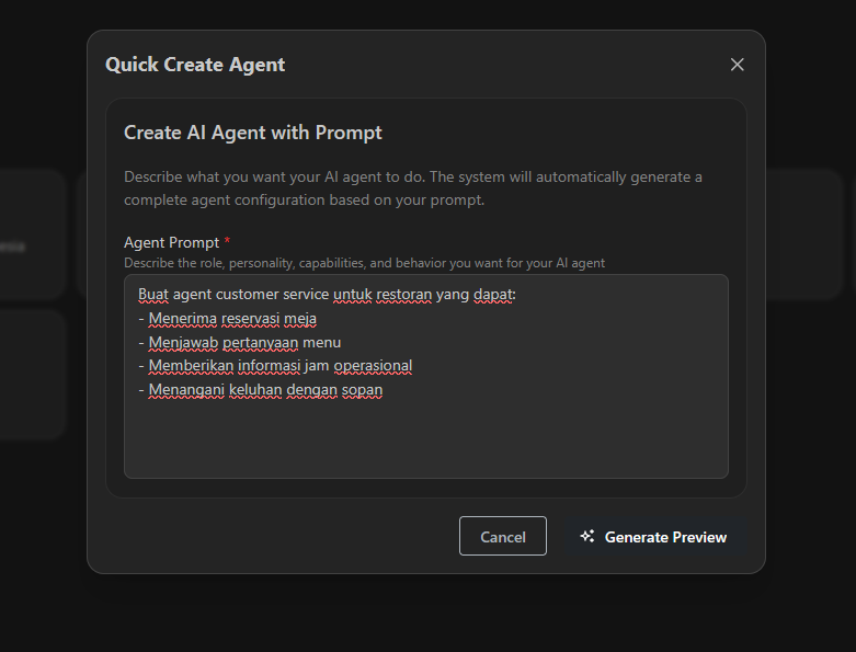 Lokasi Menu Magic Creation
